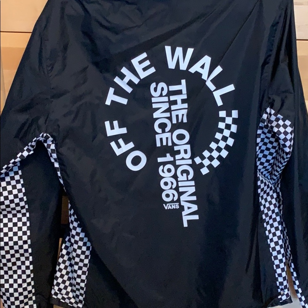 NWOT Vans Elevated Apparel Checkered Anorak